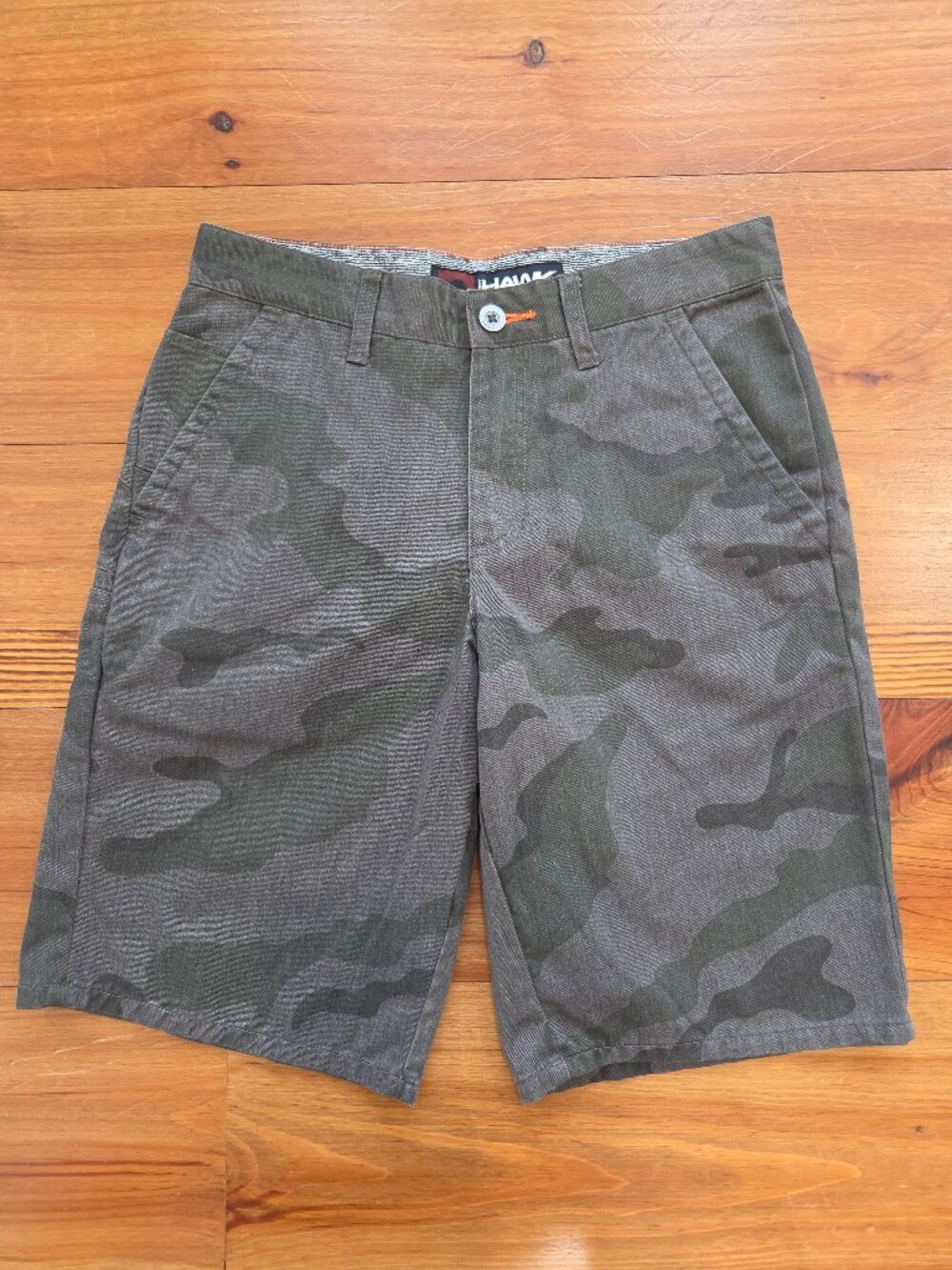 Men's Tony Hawk Shorts Size 29 Gray Green Camo Casual Skate Board